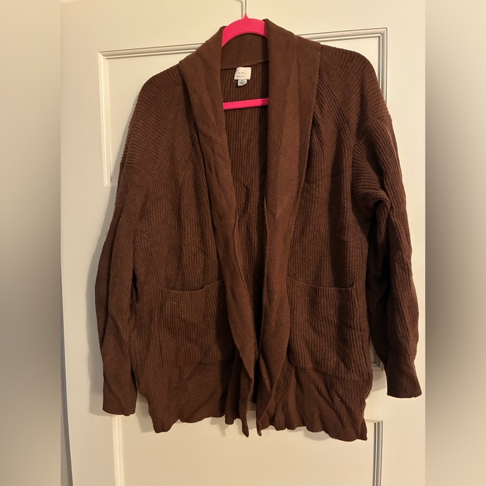 a new day Brown Cardigan Sweater